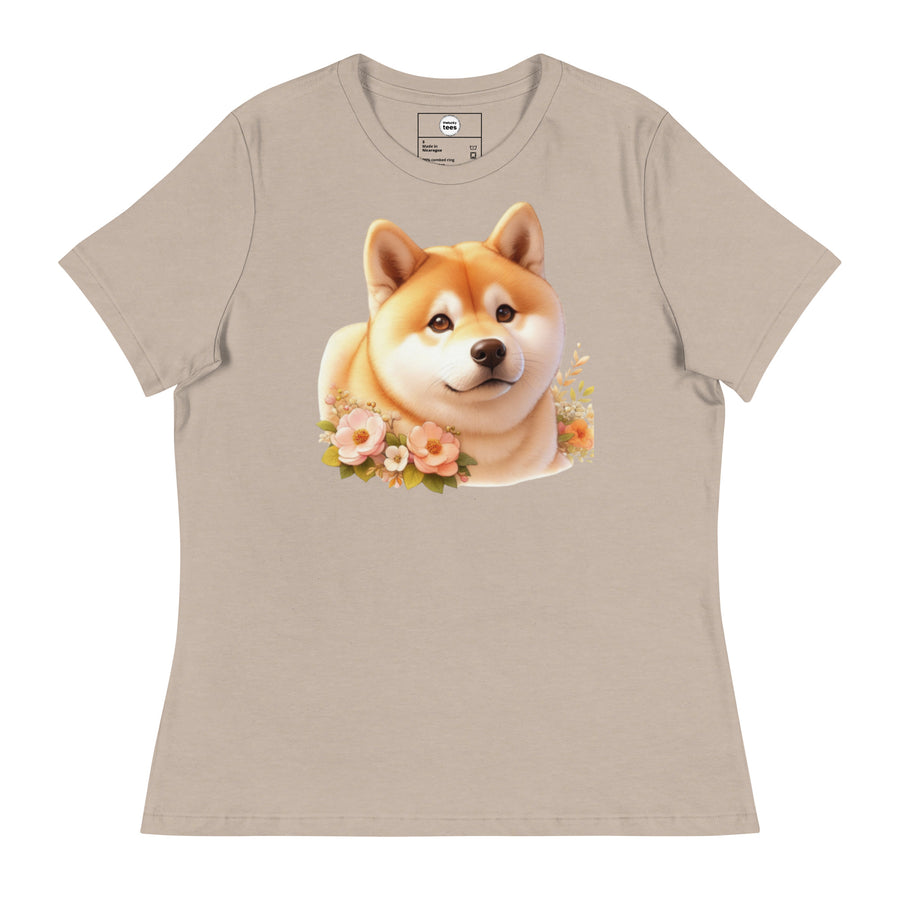 トップス shiba Women's Relaxed T-Shirt Shiba Inu– theluckytees