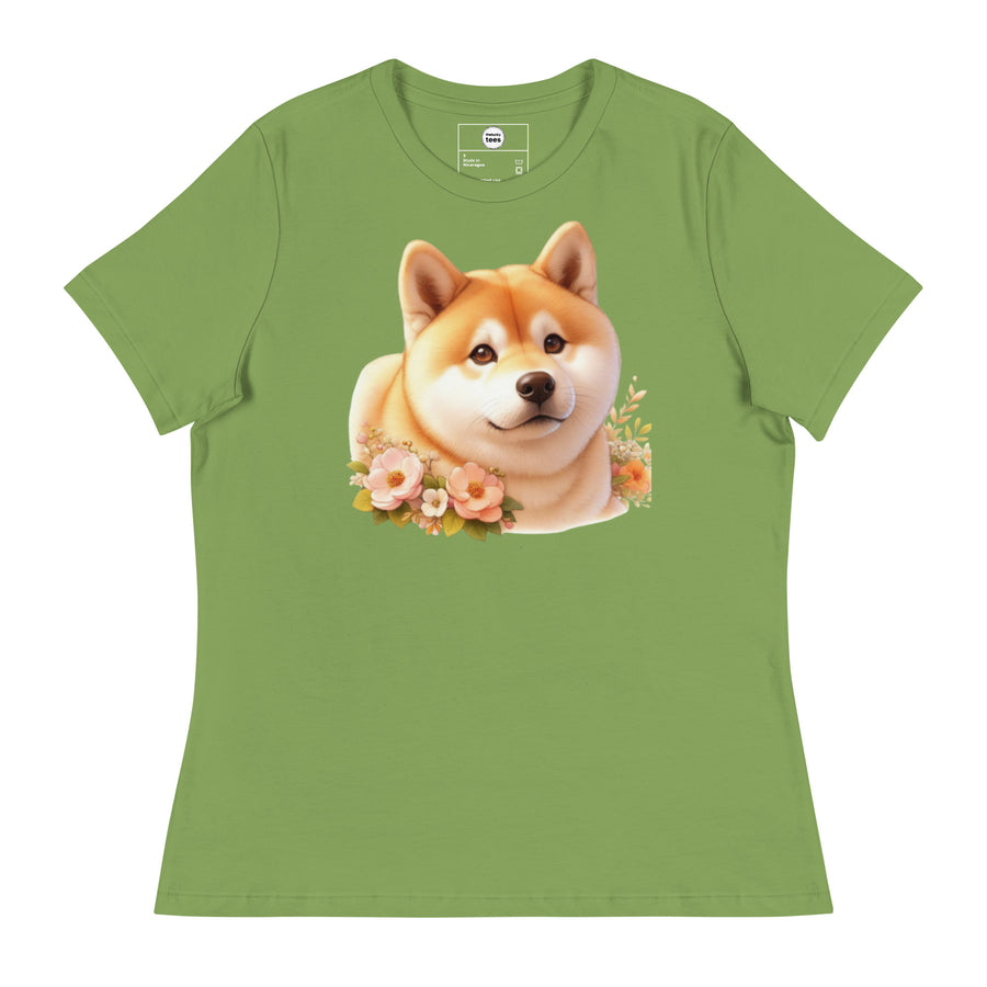Women's Relaxed T-Shirt Shiba Inu– theluckytees