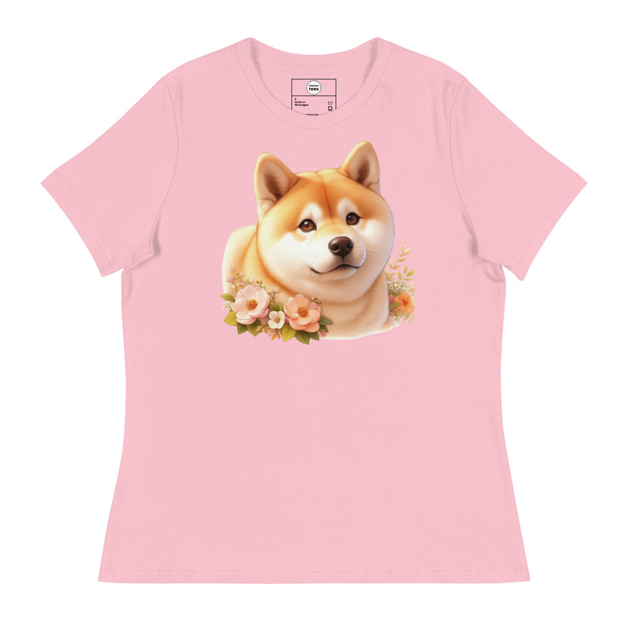 Women's Relaxed T-Shirt Shiba Inu– theluckytees