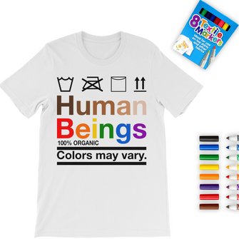 Human Beings  Colouring T-Shirt
