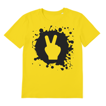 Hand Peace Ink Premium Organic Adult T-Shirt