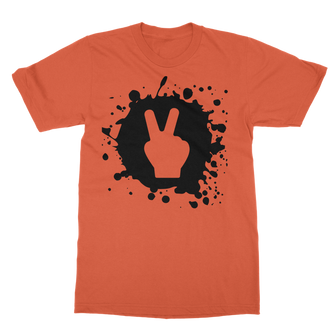 Hand Peace Ink Classic Heavy Cotton Adult T-Shirt