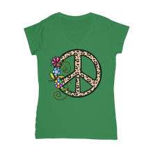 Peace Classic Women's V-Neck T-Shirt