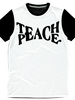 Teach Peace Classic Sublimation Panel T-Shirt