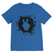 Hand Peace Ink Premium V-Neck T-Shirt