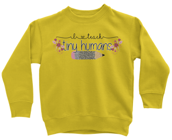 Tiny humans Classic Kids Sweatshirt
