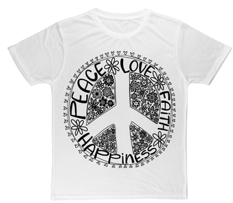 Choose Peace Classic Sublimation Adult T-Shirt