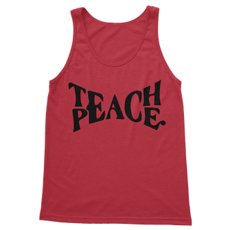 Teach Peace Classic Adult Vest Top