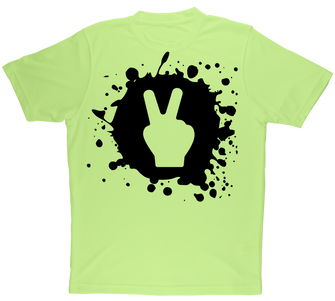 Hand Peace Ink Sublimation Performance Adult T-Shirt