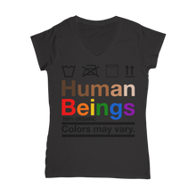 Human Beings Classic Women's V-Neck T-Shirt