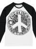 Choose Peace Sublimation Baseball Long Sleeve T-shirt