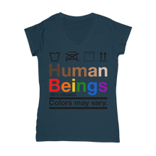 Human Beings Classic Women's V-Neck T-Shirt