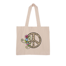 Peace Large Organic Tote Bag