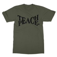Teach Peace Classic Heavy Cotton Adult T-Shirt