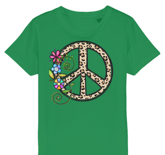 Peace Organic Jersey Kids T-Shirt