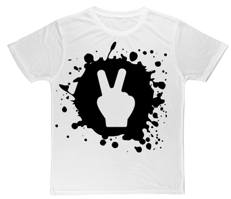 Hand Peace Ink Classic Sublimation Adult T-Shirt