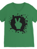 Hand Peace Ink Classic V-Neck T-Shirt