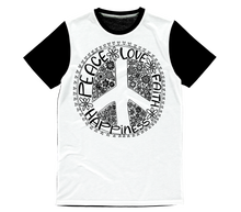 Choose Peace Classic Sublimation Panel T-Shirt