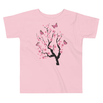 Toddler Short Sleeve Tee Blossom Cherry