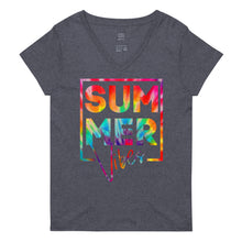 Women’s V-neck T-shirt Summer Vibes